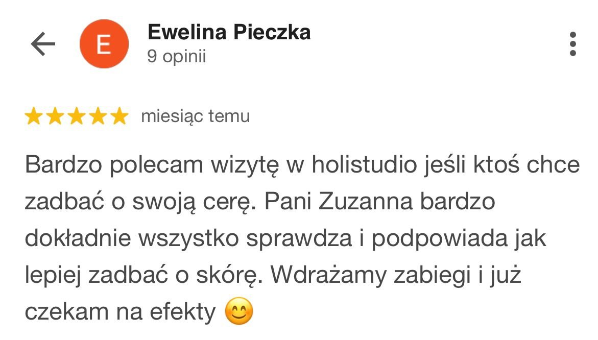 Opinia klientki